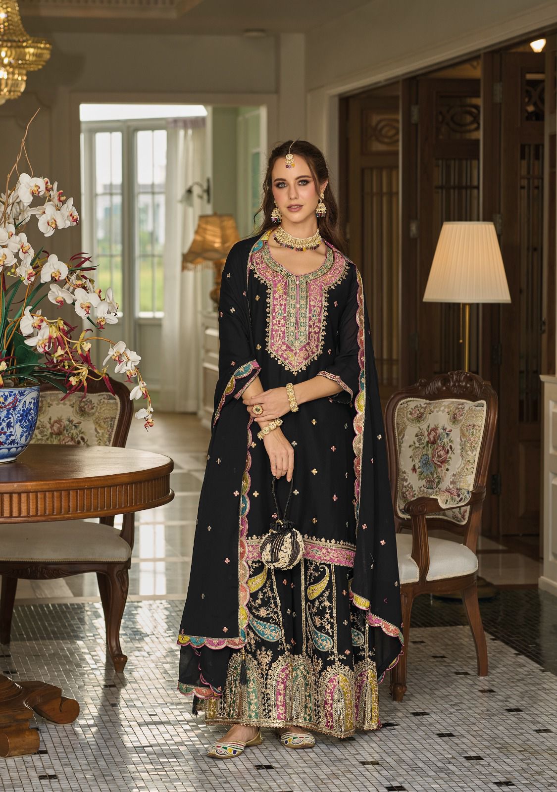 Safroon Vol 3 By Eba Heavy Wedding Wear Readymade Suits 

